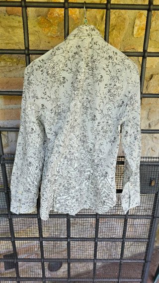 Camicia Paul Smith fantasia grigio/bianco