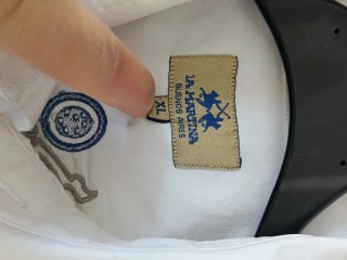 Camisa La Martina Talla XL Blanca