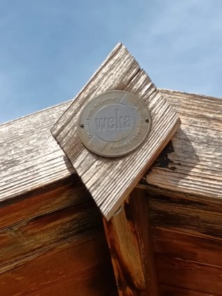 Caseta de madera Weka de 4 x 3'20