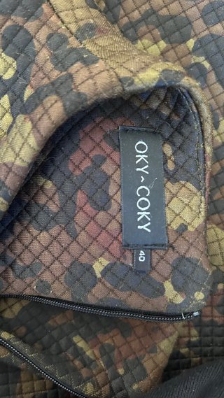 Vestido Oky Coky Talla 40 Verde Oliva