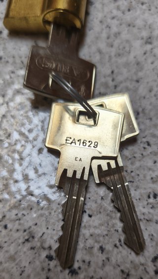 Cilindro ABUS 330/Pomo 30/30 Latón
