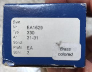 Cilindro ABUS 330/Pomo 30/30 Latón