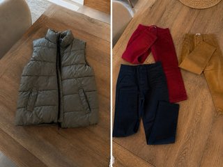 Pantalones cortos de vestir para niños chaqueton