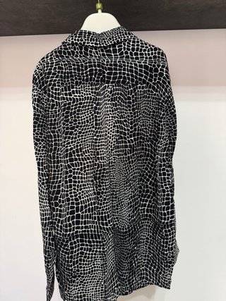 Camicia manica lunga fantasia coccodrillo