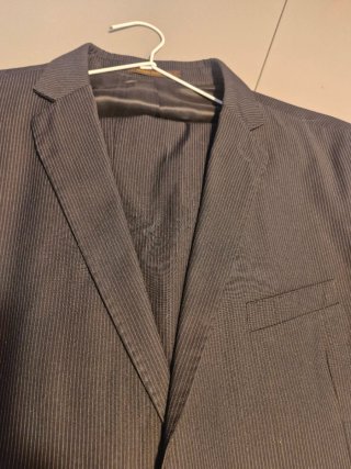 Traje Adolfo Dominguez Negro Talla 50/  M