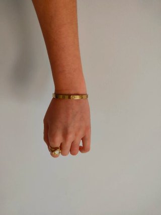 Pulsera Cartier Love Clásica Oro