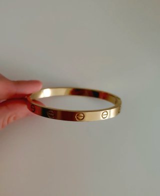 Pulsera Cartier Love Clásica Oro