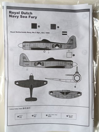 Maqueta Kitech Hawker Sea Fury 1:48