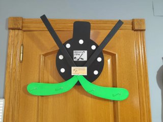 Percha artesanal hockey línea