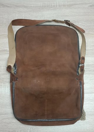 Zurrón de piel para caza