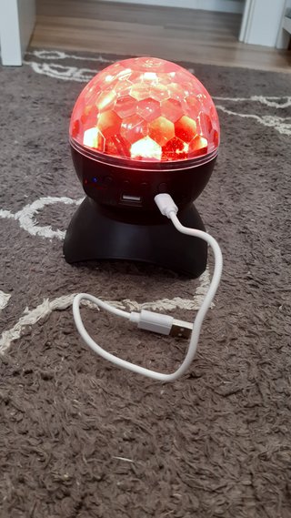 Mini Bola Discoteca LED USB