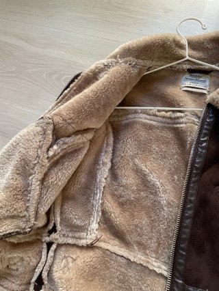 Chaqueta aviador marrón Bershka