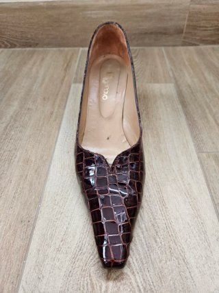 Zapatos de tacón efecto cocodrilo – Talla 40