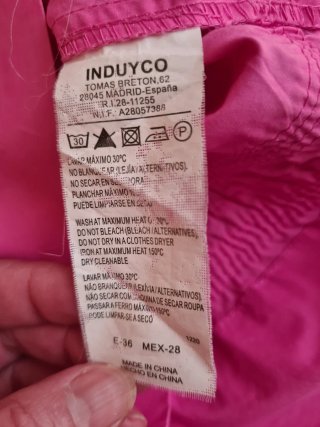 Vestido Tintoretto Rosa Talla 36