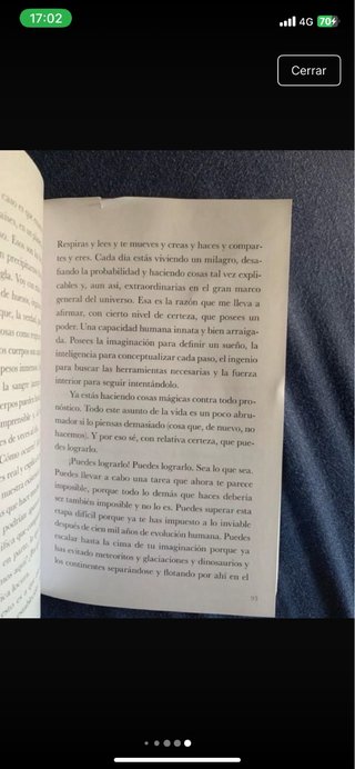 Libro de autoayuda como nuevo.