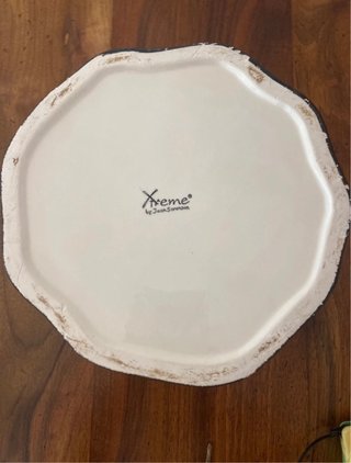 Biscottiera Mamy in ceramica rossa e nera