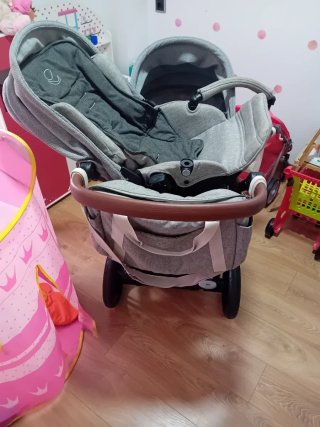 Carrito Bebé Jane Muum Gris