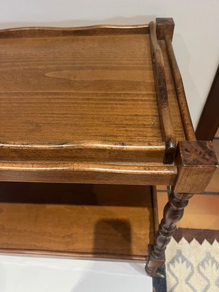 Carrito camarera vintage de madera