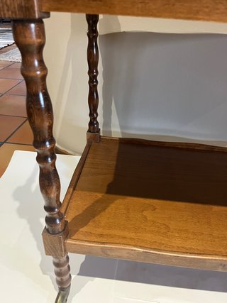 Carrito camarera vintage de madera