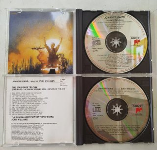 2 CDs Trilogía Star Wars Banda Sonora