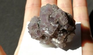 Cristales Violetas de Aragonito