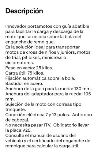 PortaMotos TowCar Pitbike/MiniGP/Ohvale