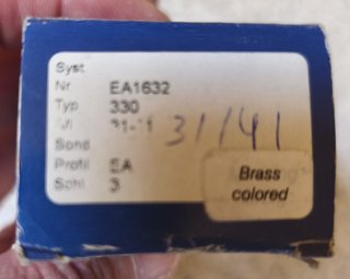 Cilindro ABUS Mod 330 / Pomo 31/41 Latón