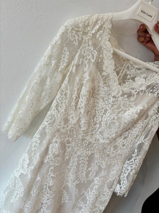Vestido de Novia Encaje Blanco