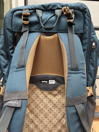 Mochila Forclaz Travel Azul/Marrón Nueva