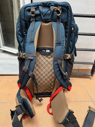 Mochila Forclaz Travel Azul/Marrón Nueva