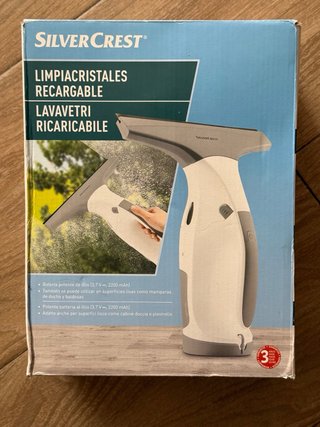 Limpia cristales Silver Crest recargable