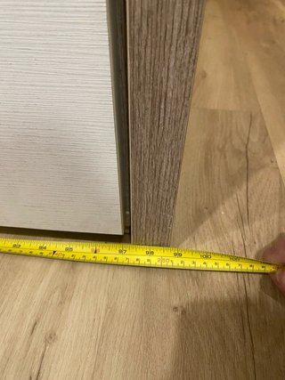 Litera madera y blanco con cajones