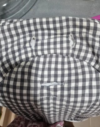 Sacos gemelares a cuadros y gris