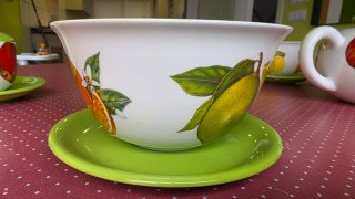 Juego de té/café Bernarda con boles y platos