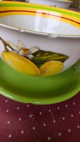 Juego de té/café Bernarda con boles y platos
