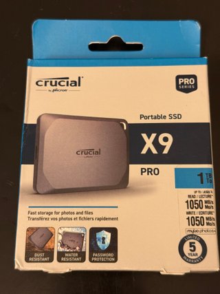 SSD Crucial X9 Pro 1TB NUEVO SIN ABRIR
