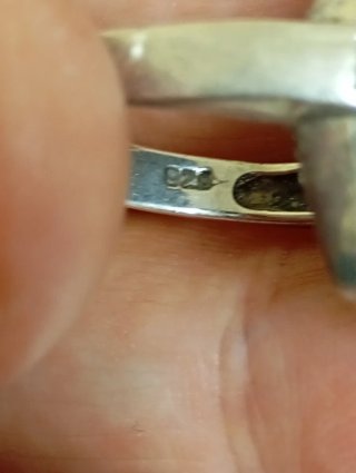 Anillo Plata 925 con Marquesitas Talla 18