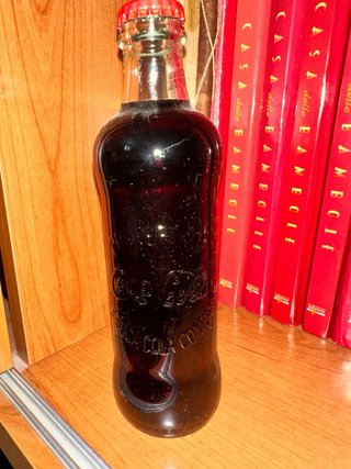 2Coca Cola Vintage Bottiglie e  1 Bicchiere