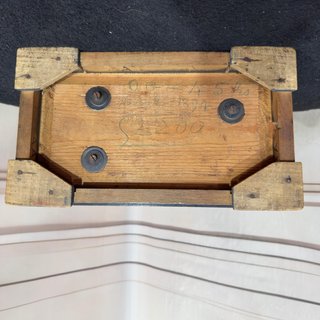 Caja de música cilindro caoba francesa