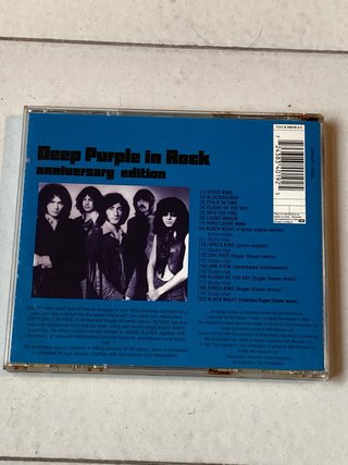 Deep Purple In Rock CD Firmado