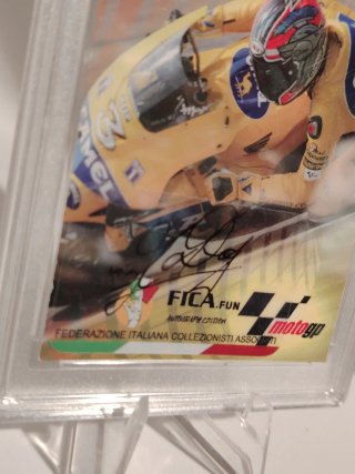 Max Biaggi Autograph Moto GP Card