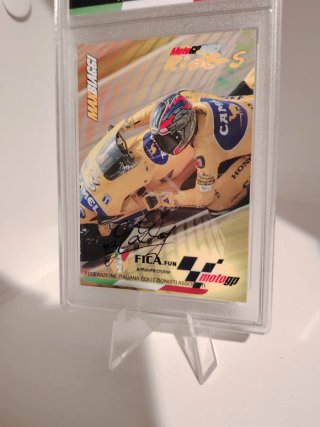Max Biaggi Autograph Moto GP Card