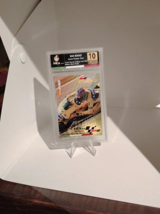 Max Biaggi Autograph Moto GP Card