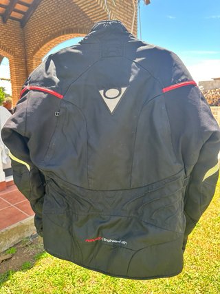 Chaqueta Moto Revit Negra y Roja