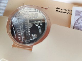 Estuche Moneda Plata Alicante