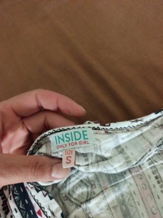Mono corto estampado étnico