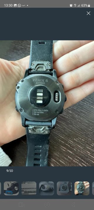 Garmin Fenix 6 Sapphire Verde/Plata