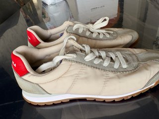 Deportivas Bimba y Lola Beige/Rojo