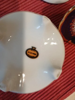 Portagioie e miniatura ceramica Limoges vintage