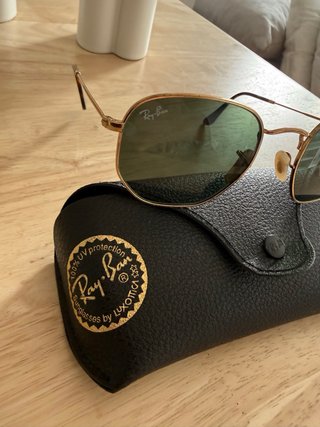 Gafas de sol Ray-Ban Hexagonal Doradas
